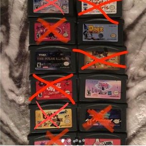 Y2k Vintage Game boy advance games!